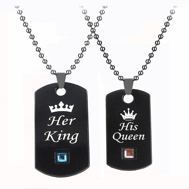 Her King His Queen Neklace - PlusPage