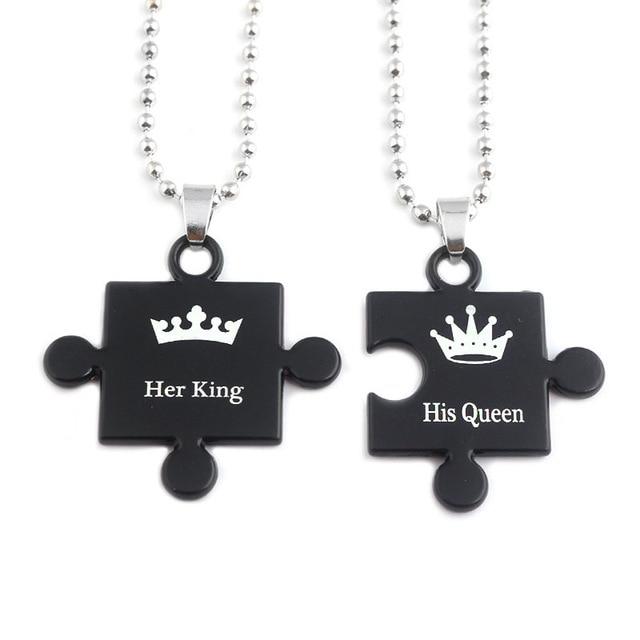 Her King His Queen Neklace - PlusPage