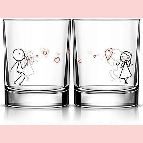 Couple Glass Mug - PlusPage