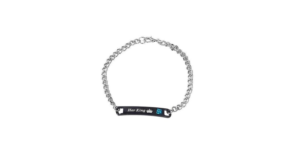 Stainless Steel Pair Bracelet - PlusPage
