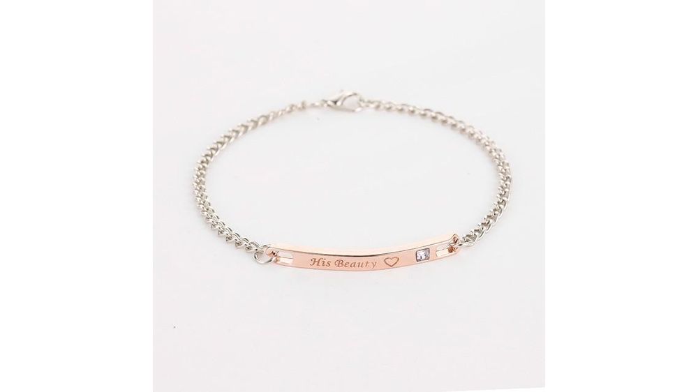 Stainless Steel Pair Bracelet - PlusPage