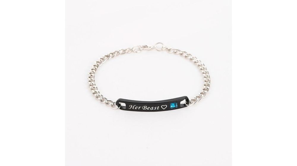 Stainless Steel Pair Bracelet - PlusPage