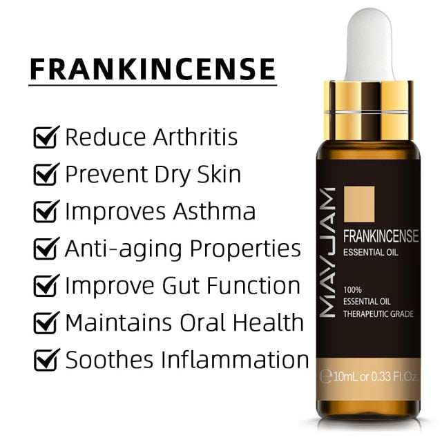 10ml Pure Plant Essential Oil For Humidifier Diffusers Mint Lavender Tea Tree Rose Vanilla Sandalwood Jasmine Pure Nature Oil - pluspage