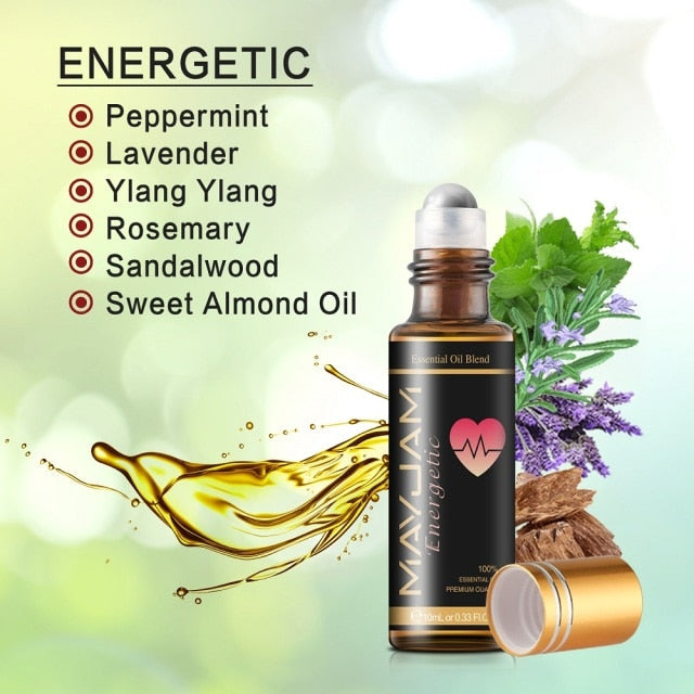 10ml Pure Plant Essential Oil For Humidifier Diffusers Mint Lavender Tea Tree Rose Vanilla Sandalwood Jasmine Pure Nature Oil - pluspage