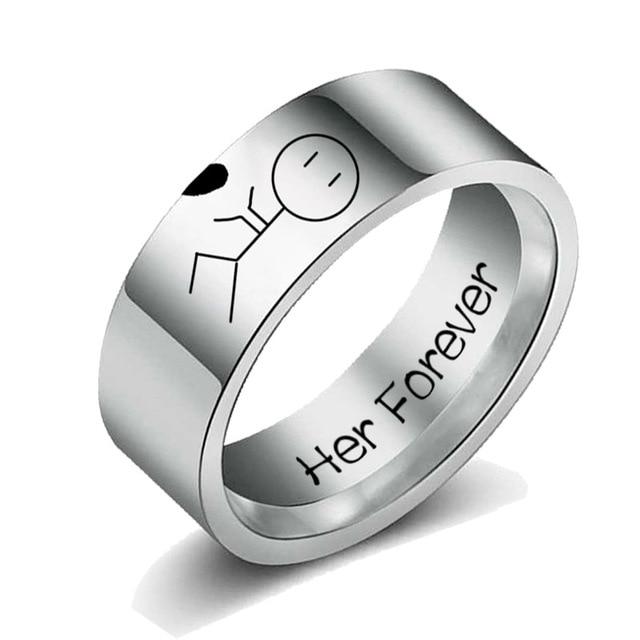 Stainless steel Ring Silver - PlusPage